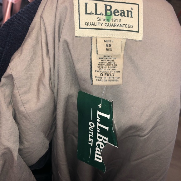 Ll Bean mens corduroy dress jacket NWT size 48 - Picture 9 of 10